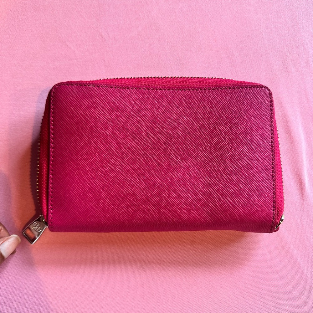 TORY BURCH PINK WALLET NO STRAP - Picture 5 of 7